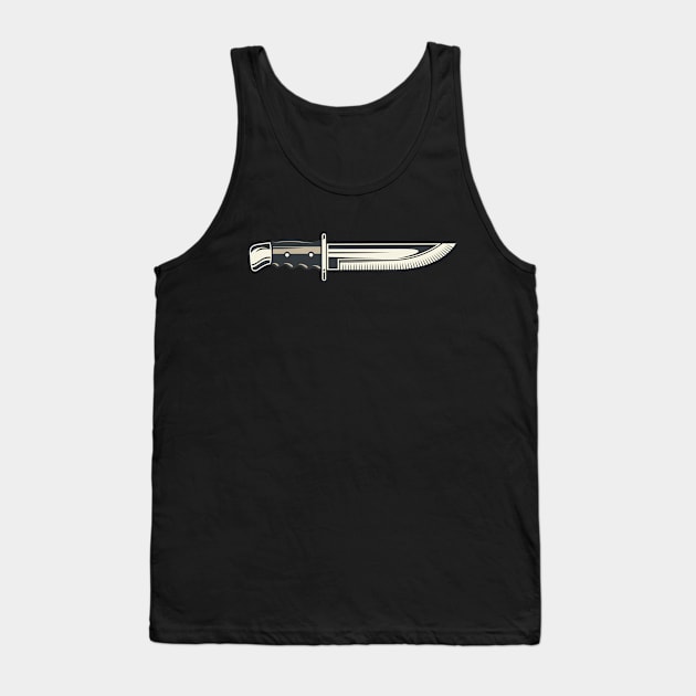 knife Tank Top by ShirtyLife